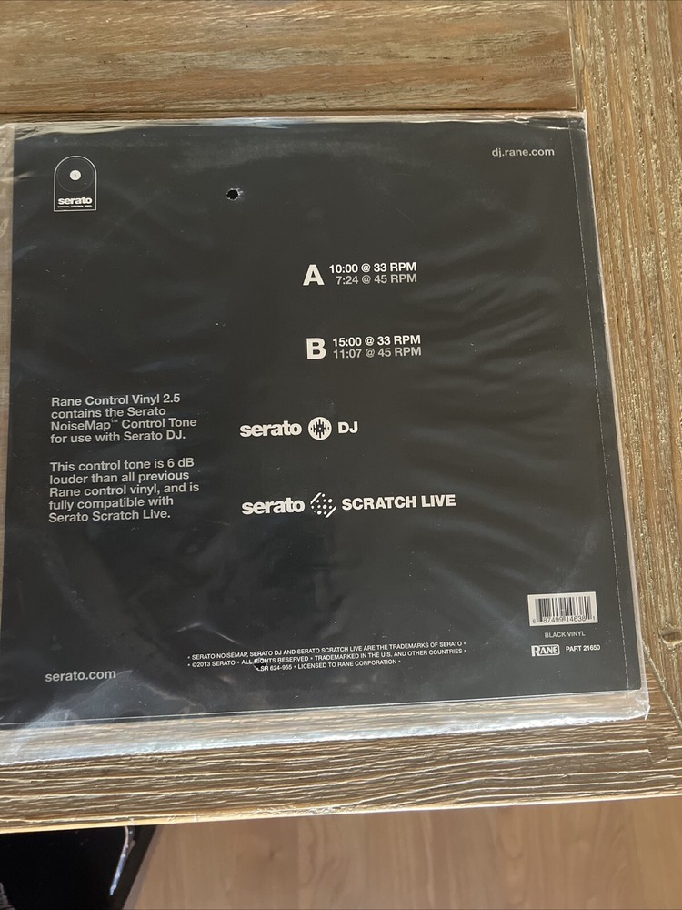 Rane Serato Scratch LIVE – Control Vinyl Record