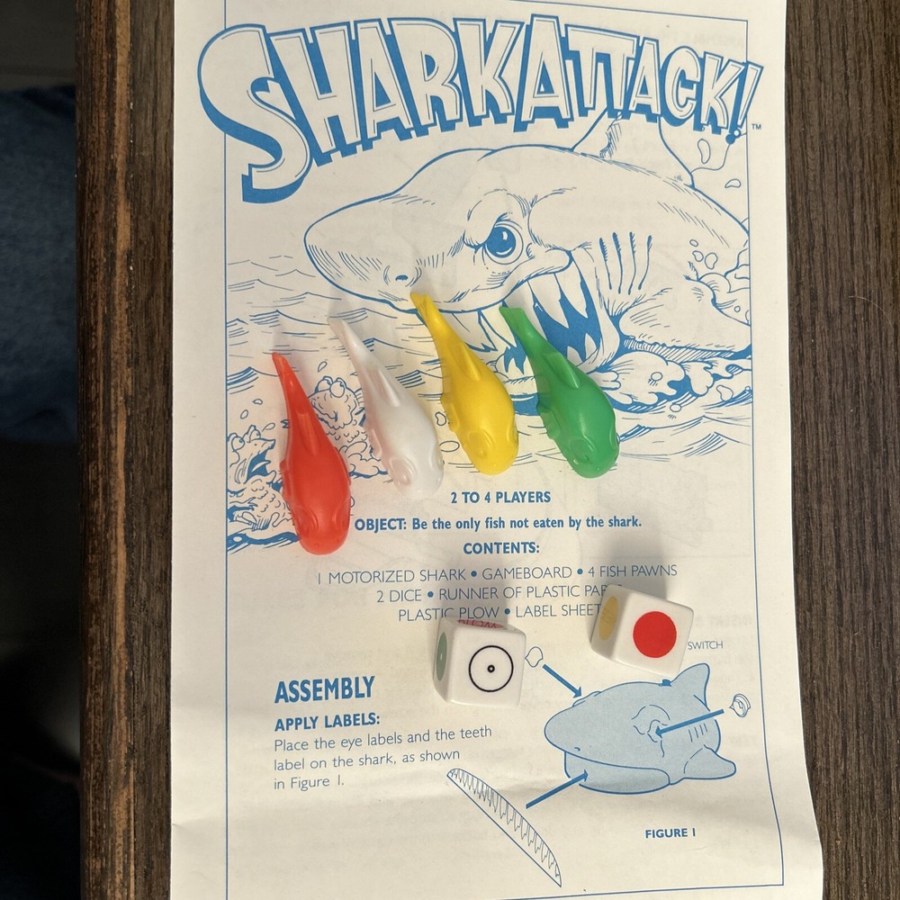 Shark Attack Game Replacement Pieces