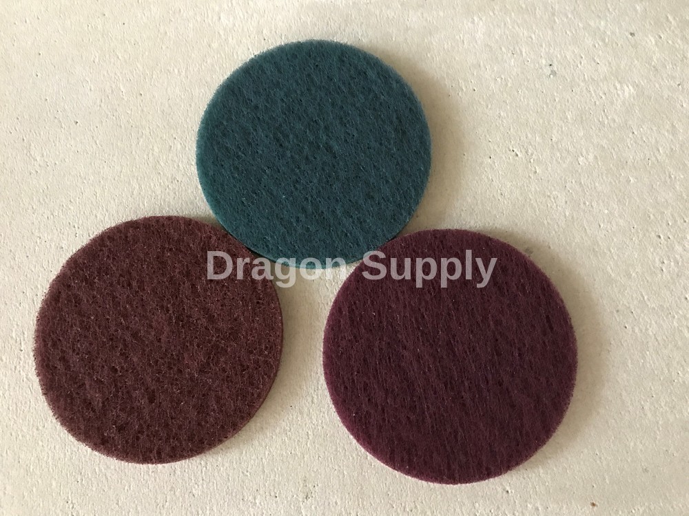 New 3pc 5" Hook &Loop Surface Conditioning Disc Sanding Coarse /Medium / Fine