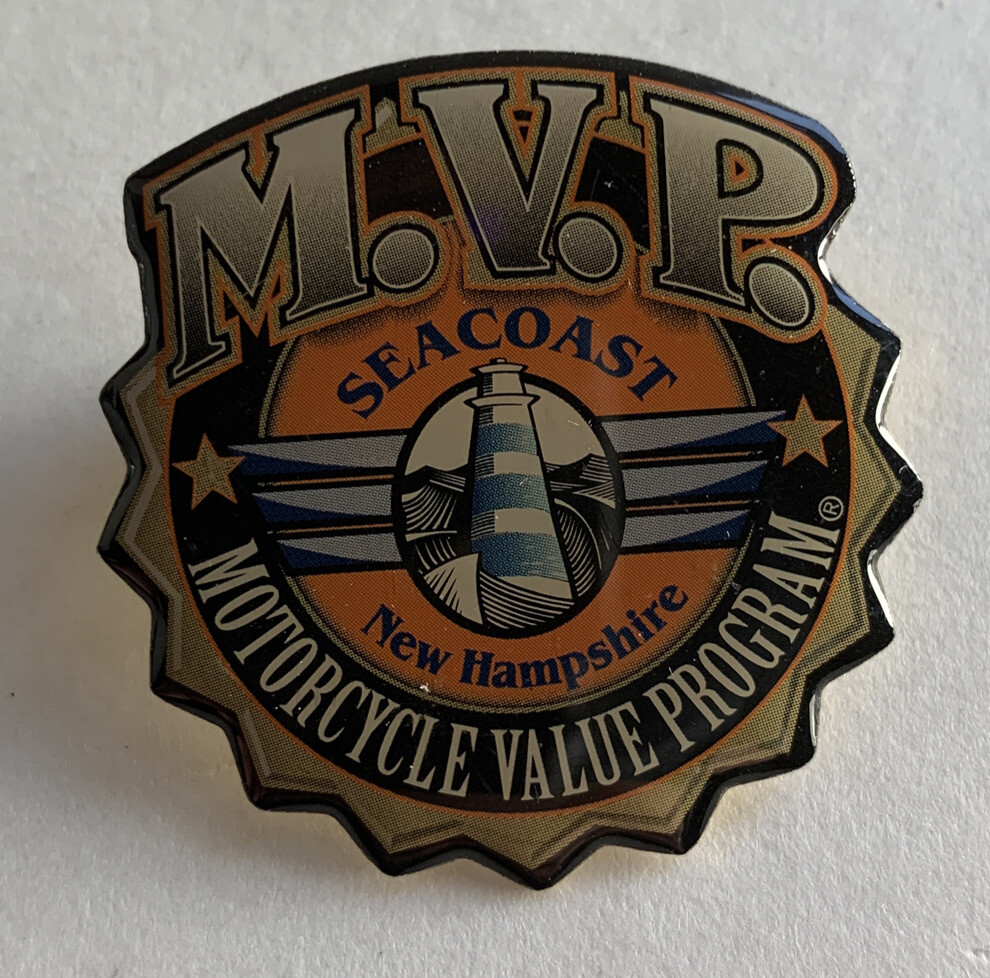 M.V.P. SEACOAST NEW HAMPSHIRE MOTORCYCLE VALUE PROGRAM PATCH & PIN