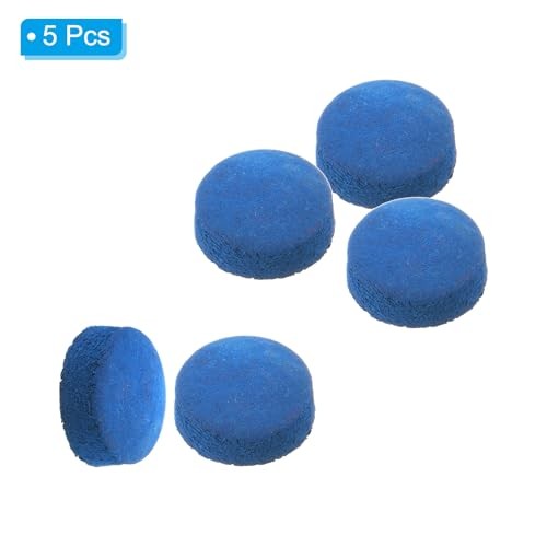 Dia Pool Cue Tips, Pool Billiard Cue Tips Pool Stick Replacement 12mm Blue