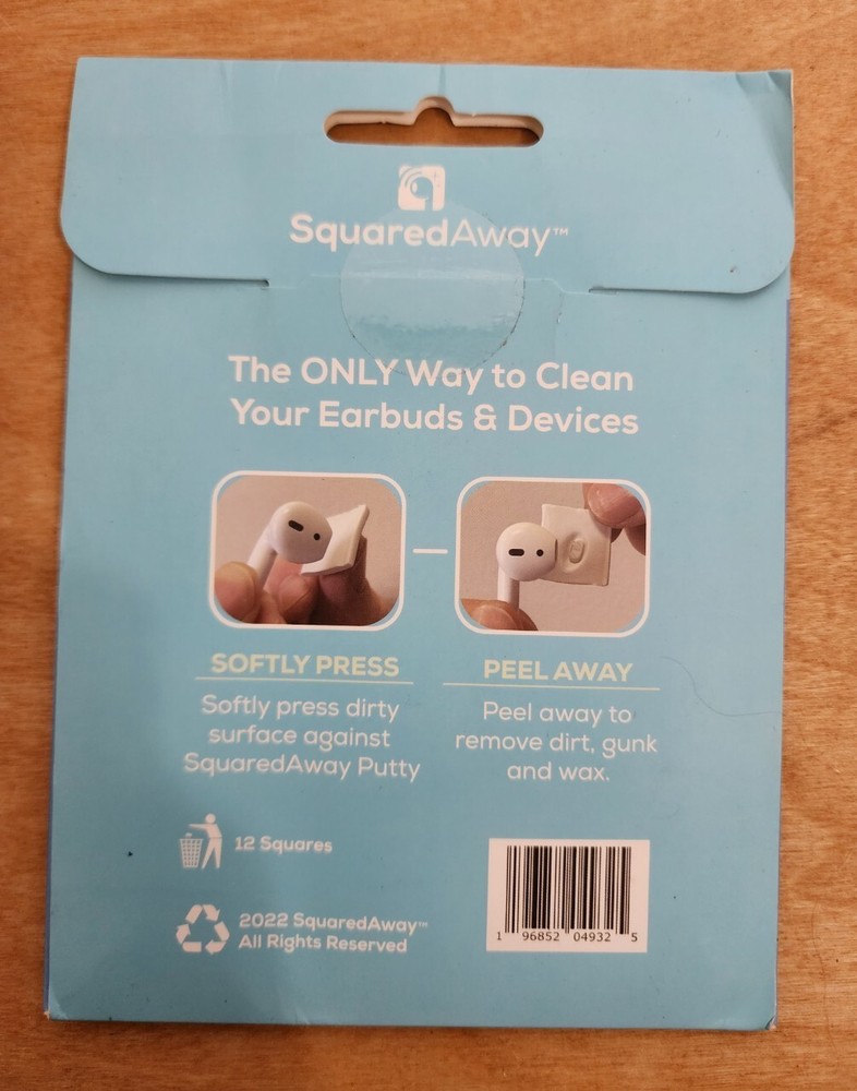 SquaredAway Earbud Cleaning Putty 12PACK