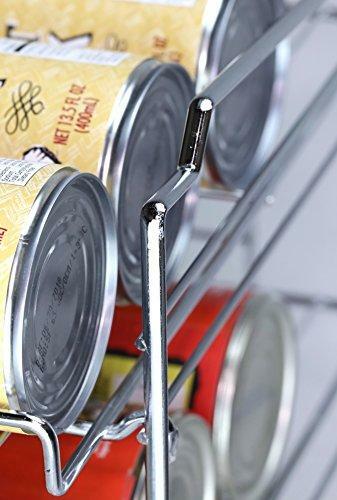 SimpleHouseware Stackable Can Rack Organizer, Chrome