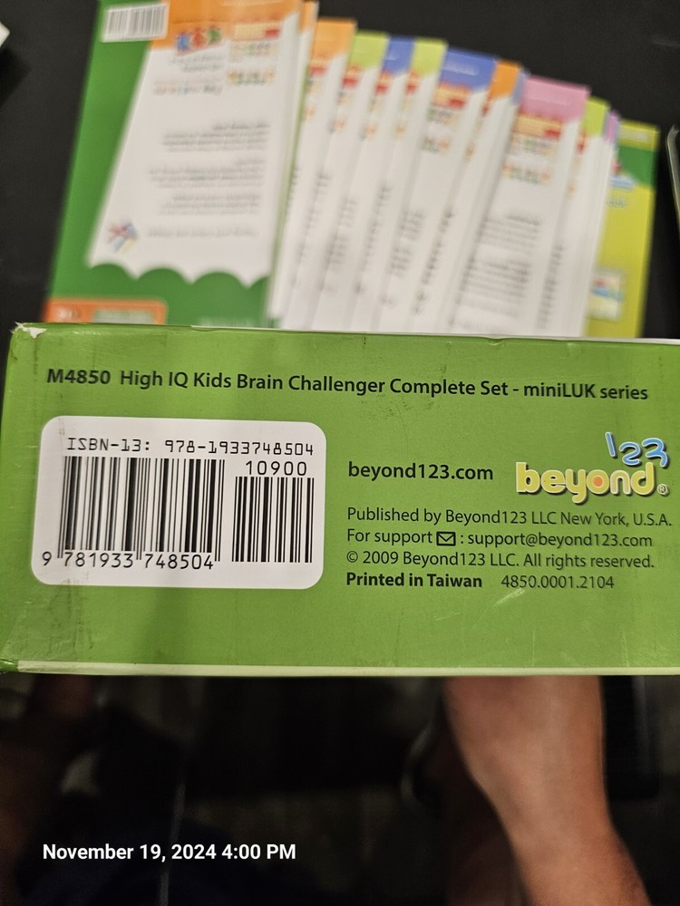 miniLUK Brain Challenger. 15 books.