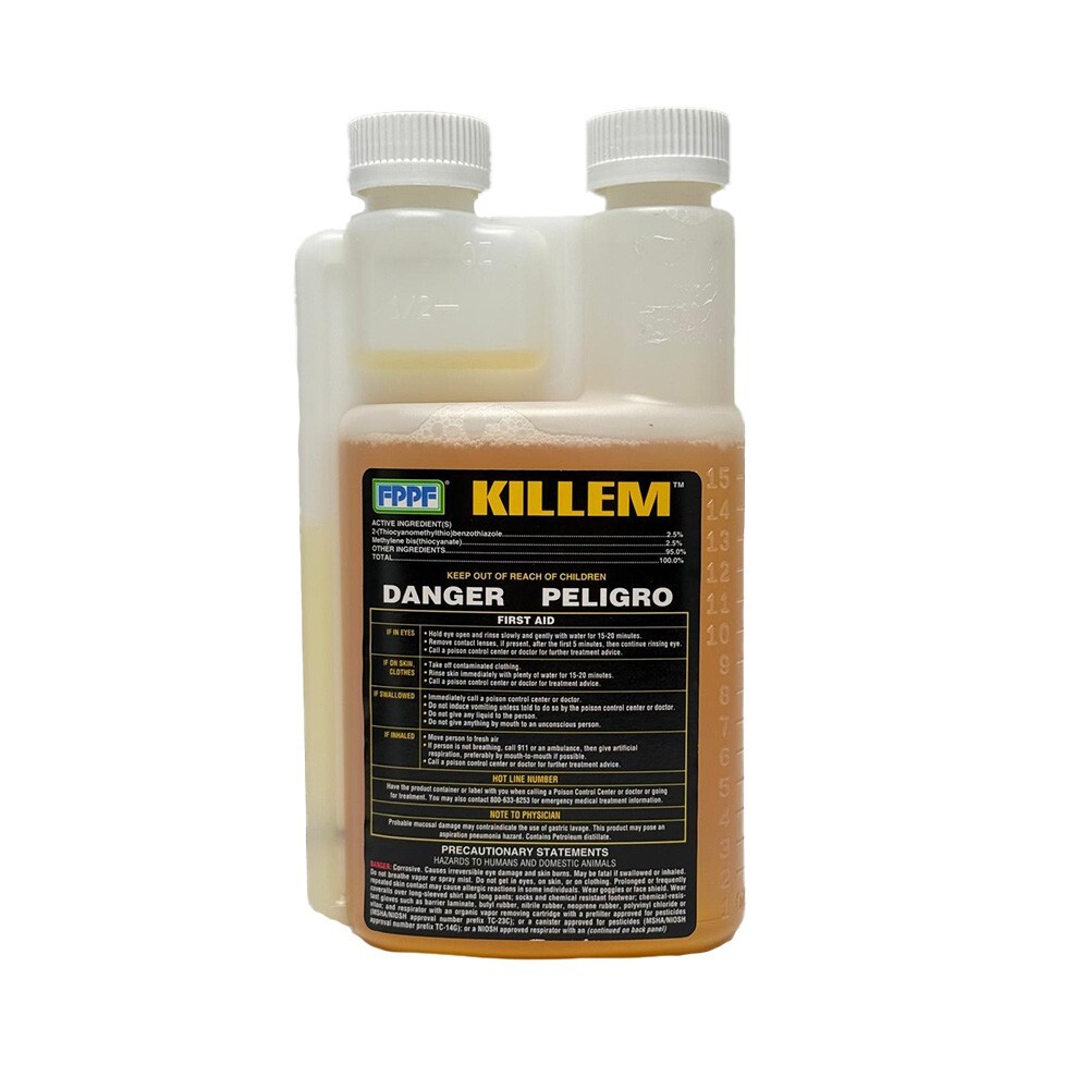 FPPF Killem 00119 - Fuel Biocide and Slimicide 16 oz. Bottle (Treats 1280 Gal.)