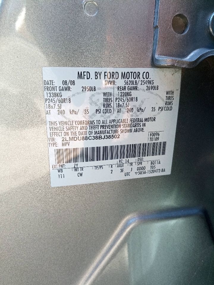 Used A/C Selector Switch fits: 2008 Lincoln Mkx Main automatic temperature contr