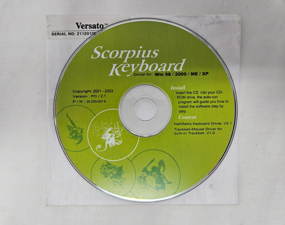 Scorpius Keyboard PC Driver V2.1