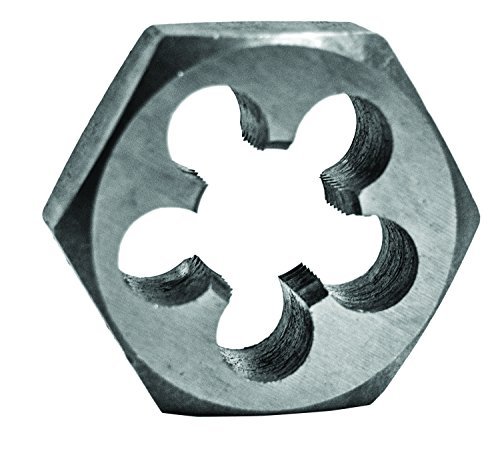 Century Drill 98216 High Carbon Steel Fractional Hexagon Die, 3/4-16 NF