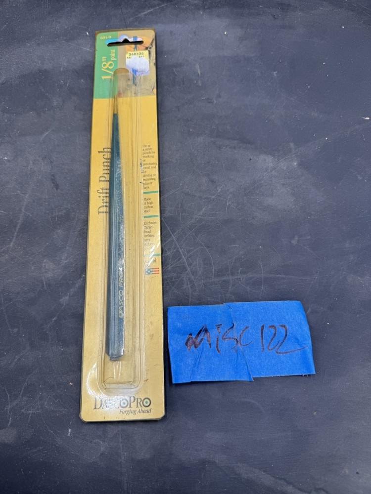 Dasco Pro 601-0 Drift Punch 1/8”