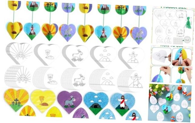 36 Easter Eggs Craft for Kids - 3D Easter Story - Resurrection Eggs