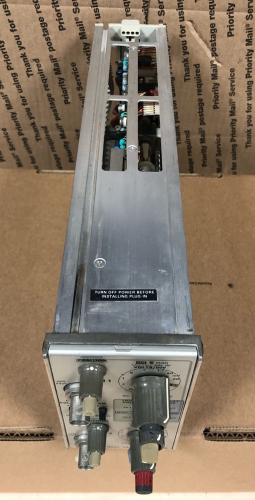 (PARTS!) Tektronix 7A26 Dual Trace Plugin Amplifier (UNTESTED)