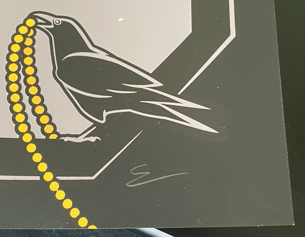 AUTHENTIC Avett Brothers NEW ORLEANS LA 2019 UNCUT Diptych 2 Poster Print Signed