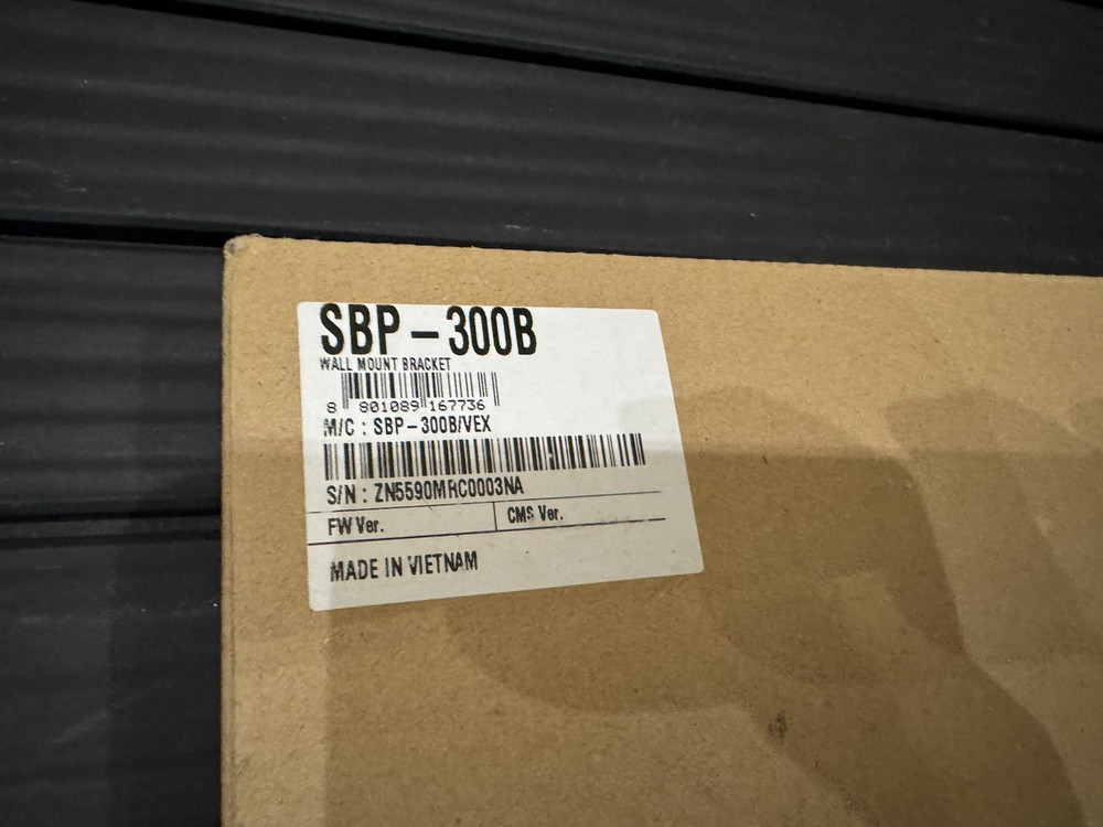 Hanwha Techwin Samsung SBP-300B Surveillance Camera Wall Mount Brackets (2)