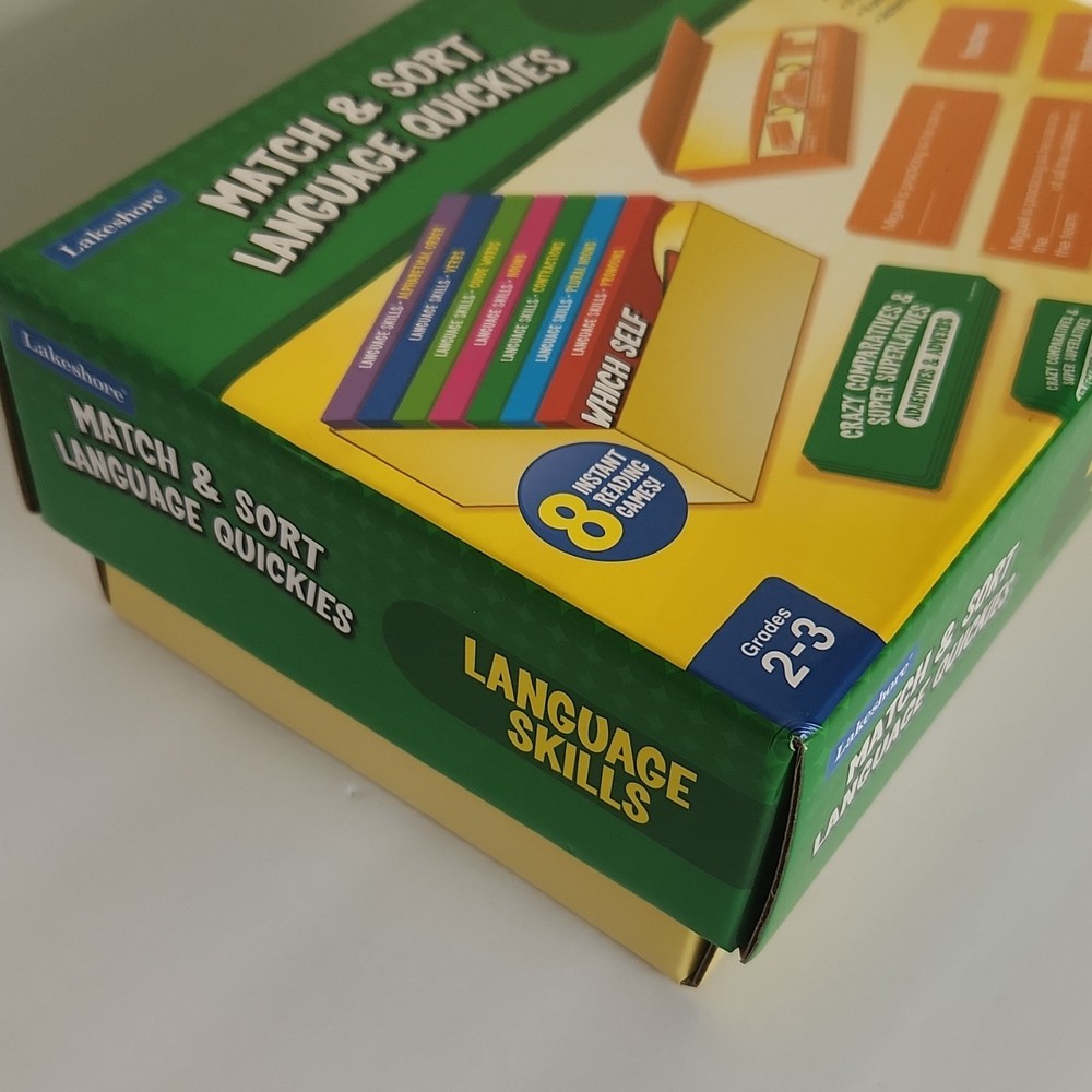 Lakeshore Match & Sort Language Quickies Language Skills Grades 2-3