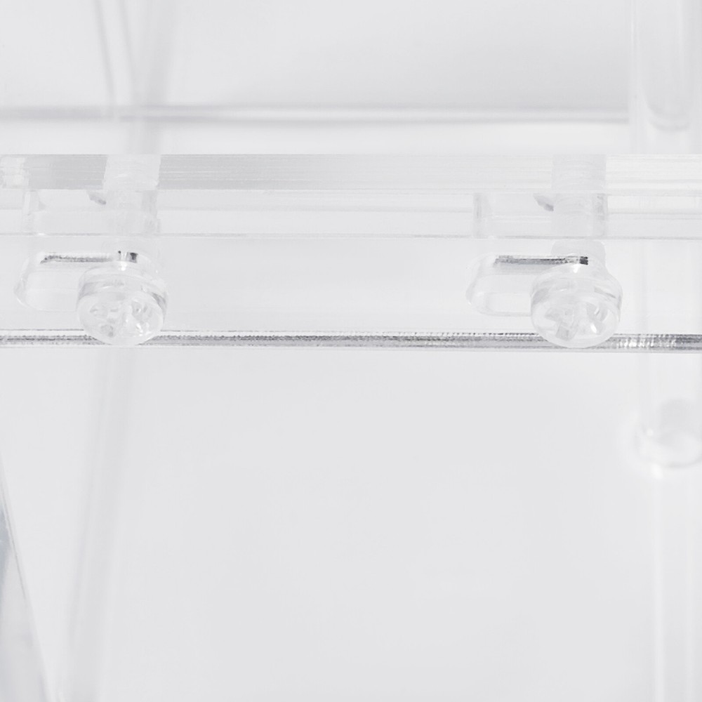Transparent External Hang On Filter Box 5Grids Acrylic Aquarium Fish Tank Box
