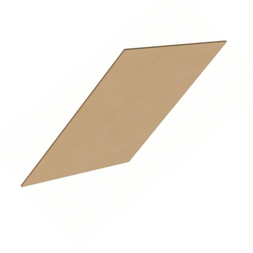 5 - Cardboard Sheets 36" x 36" Corrugated Kraft 5/32" Thick Single Wall