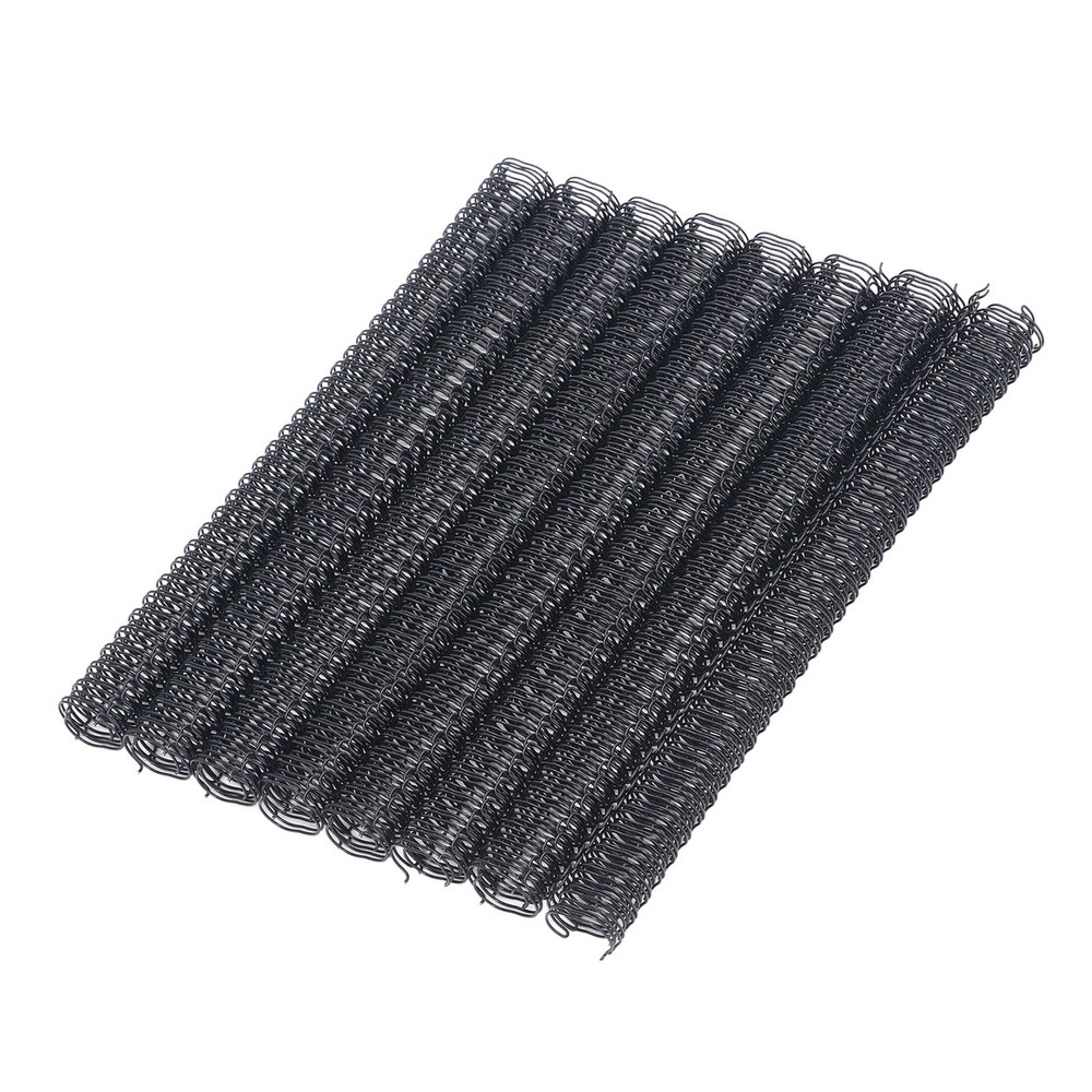 100x Double Loop Wire Binding Spines 9/16Inch 34Loop 3:1Pitch 120Sheet Capacity❀
