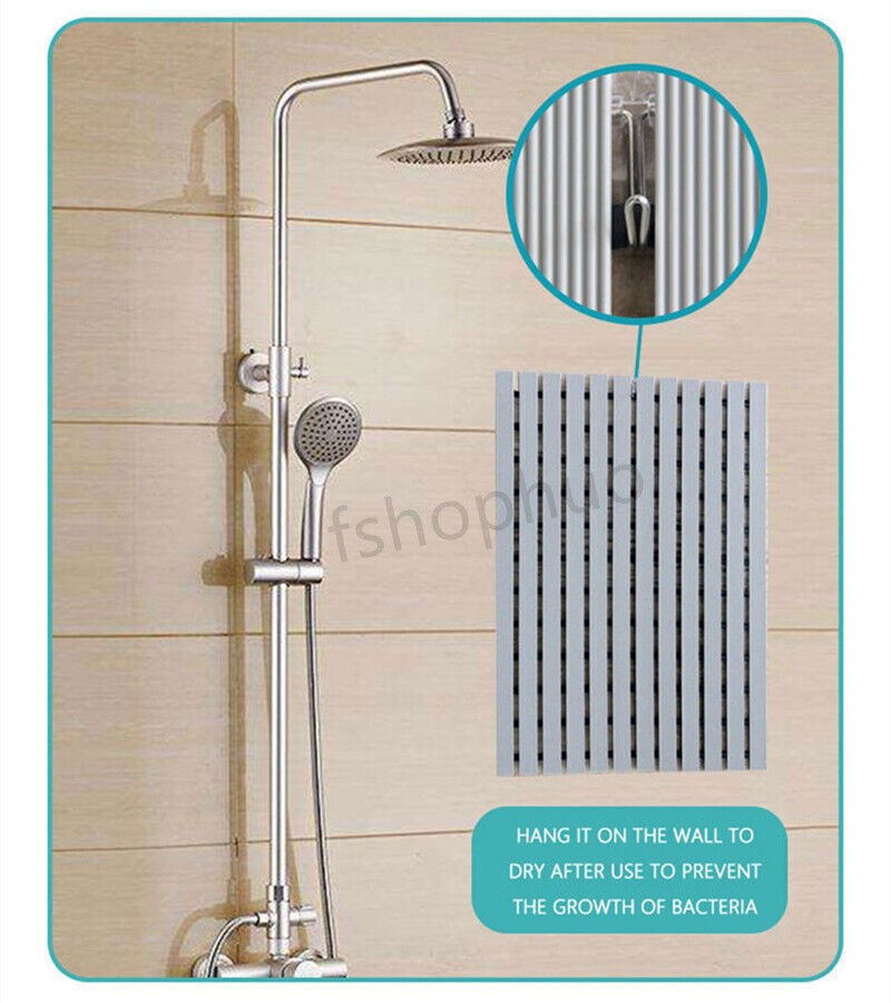 Anti Slip Bathtub Shower Mat For Spa Bathroom Floor Mat Safety with Drain Hole