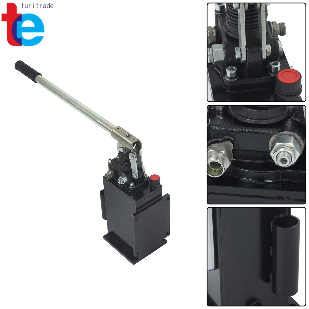 Single Acting Hydraulic Hand Pump 2.7CID With Release Knob Control