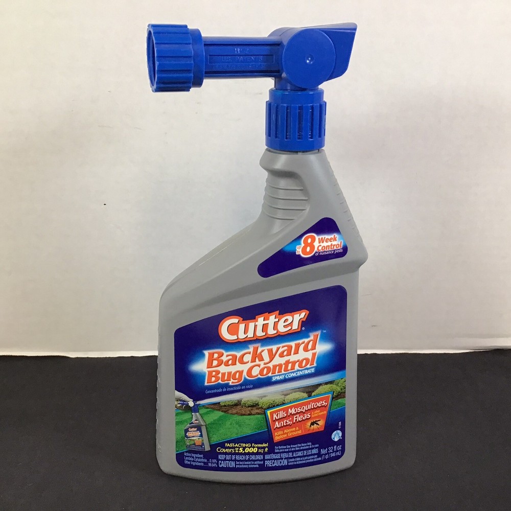 Cutter Backyard Bug Control Spray Concentrate 5K Sq Ft Coverage 32 oz NEW