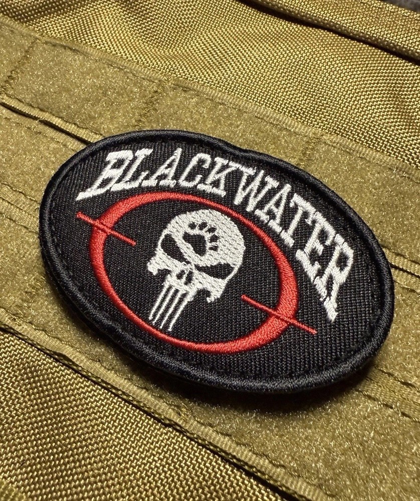 Blackwater Punisher American Private Contractor Group Patch Tactical Hook Loop
