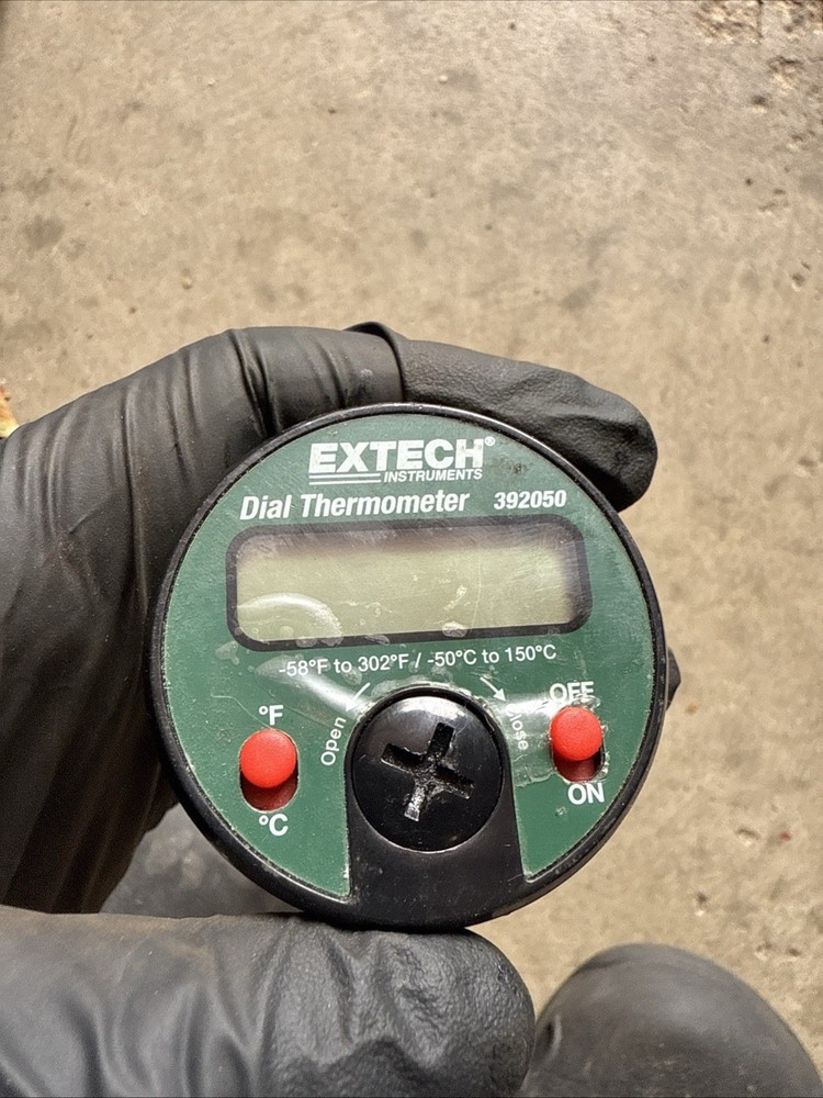 Extech Instruments Dial Stem Thermometer 392050 New Battery