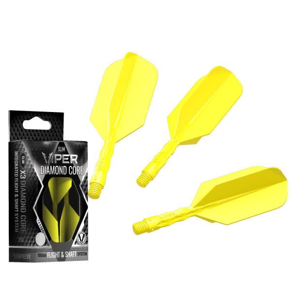 Viper Diamond Core Slim Short Dart Flights