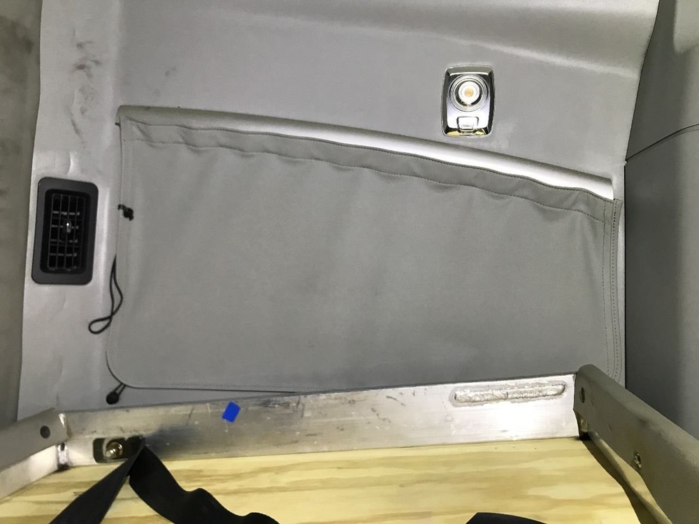 Kenworth T680 GREY SLEEPER WINDOW Interior Curtain - Used