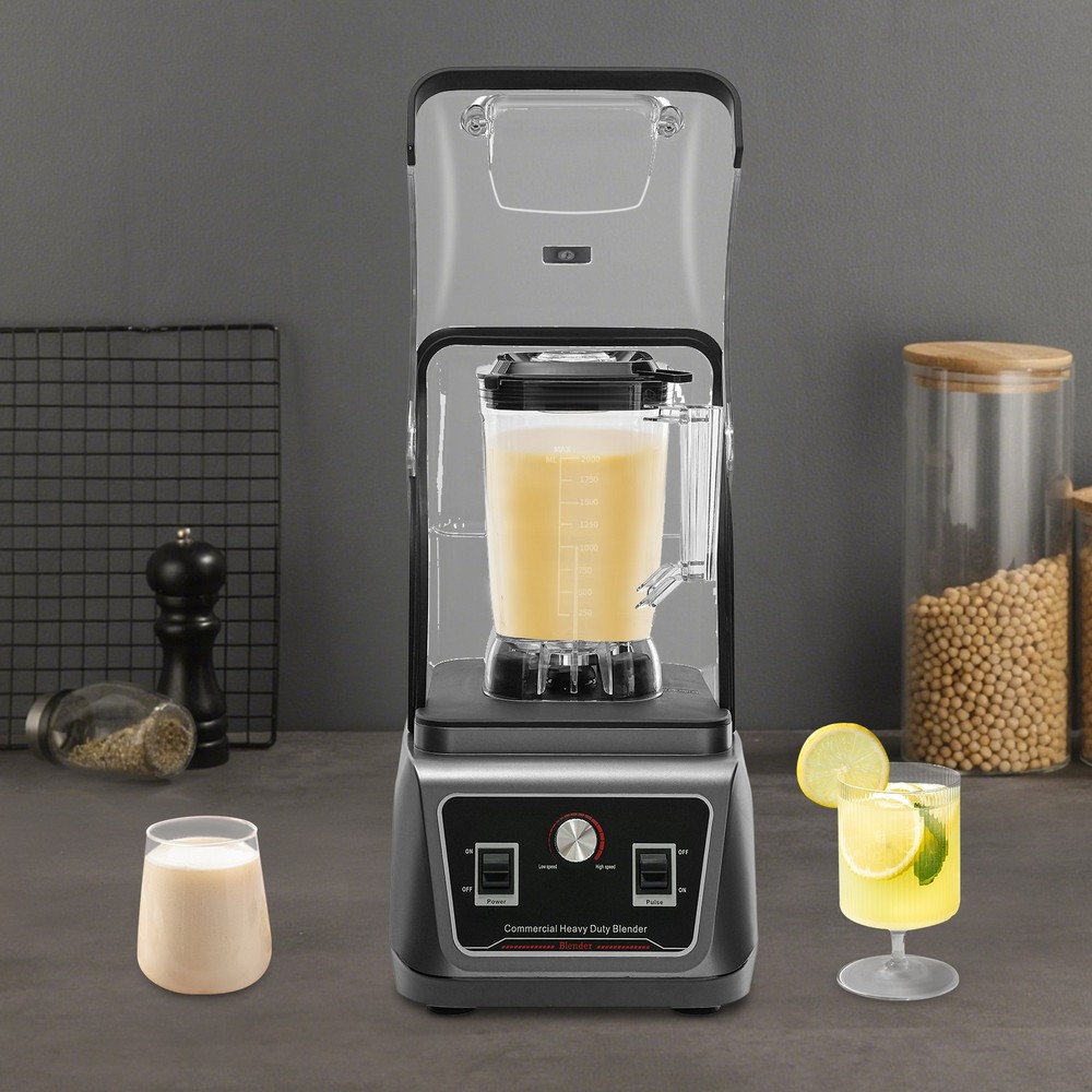 Multifunctional Blending Machine Blender with Soundproof Shield & Speed Control
