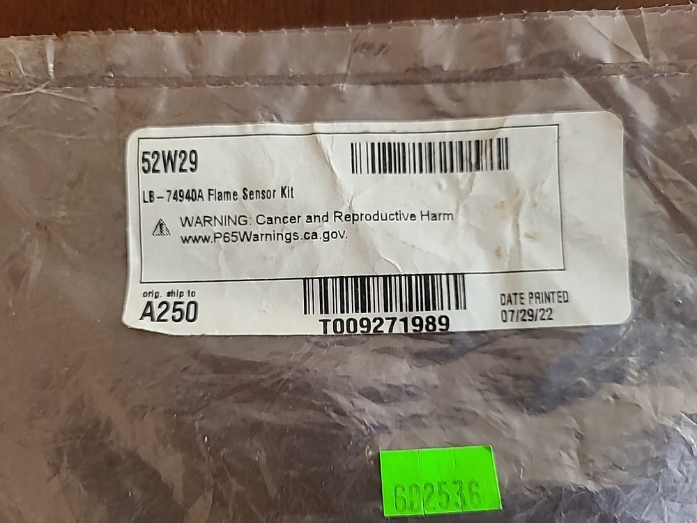 Lennox 52W29 Flame Sensor LB-47940A