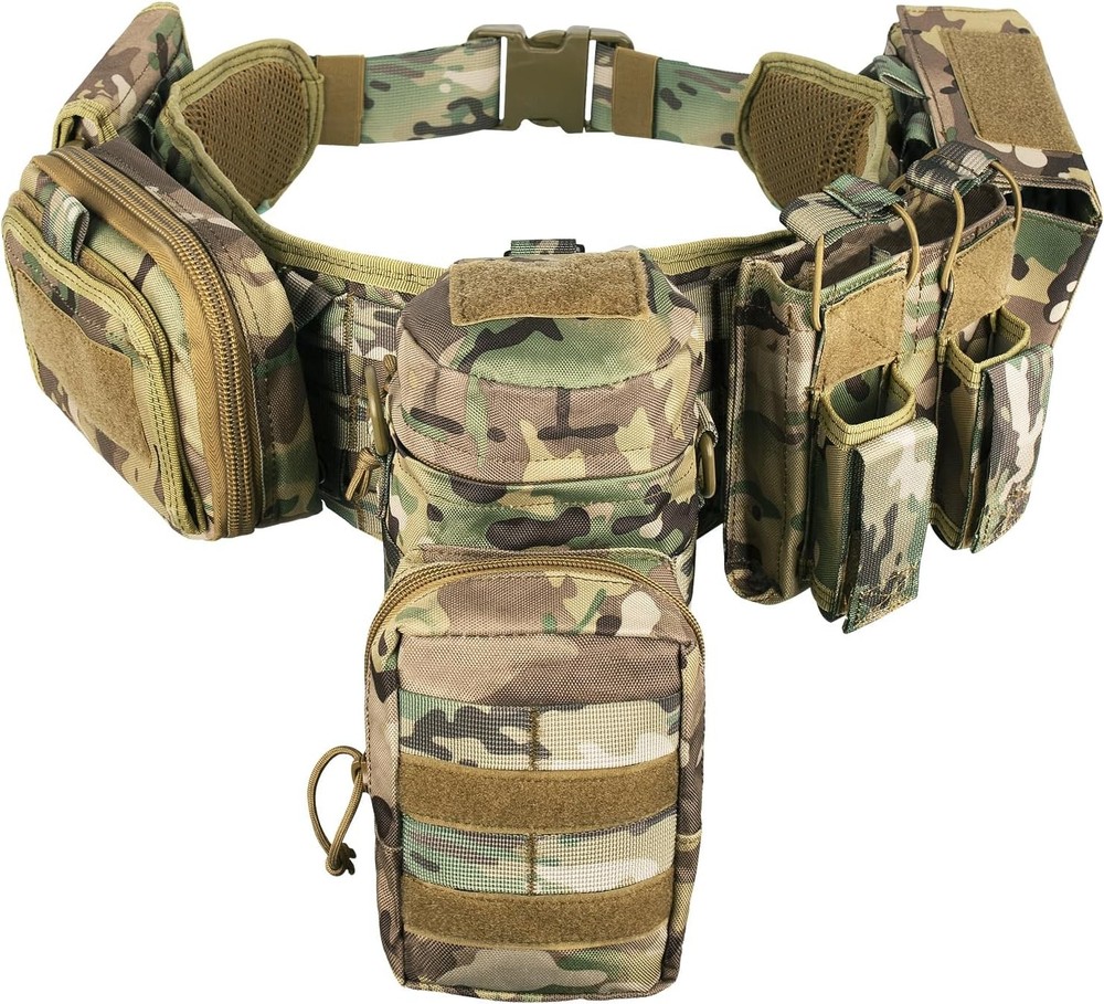 Tactical Belt Quick Release Adjustable Molle Set for Law Enforcement Gear