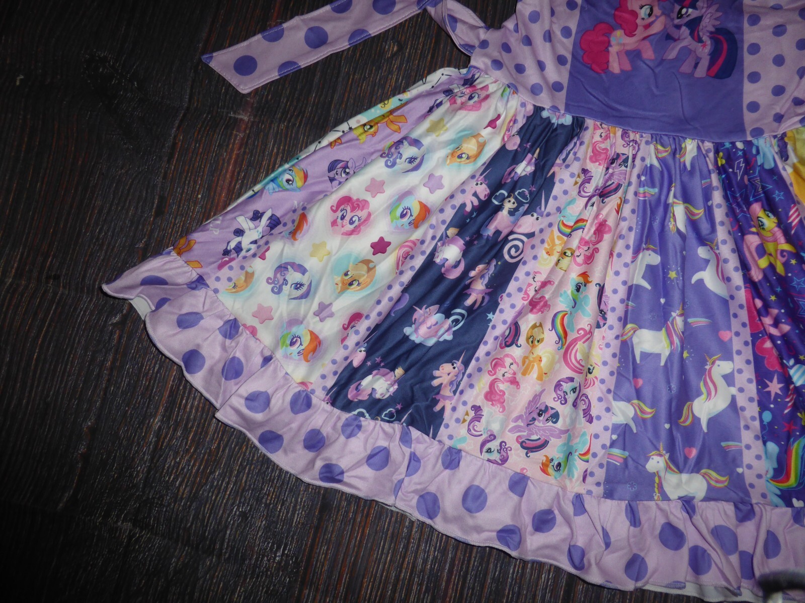 My Little Pony Girls Panel Twirl Dress Boutique New Free Shipping