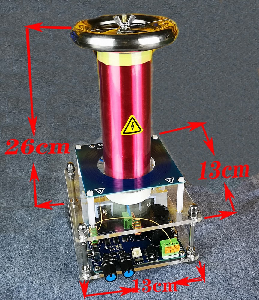 Tesla Coil Desktop-level integrated solid-state music Tesla coil  110~220v