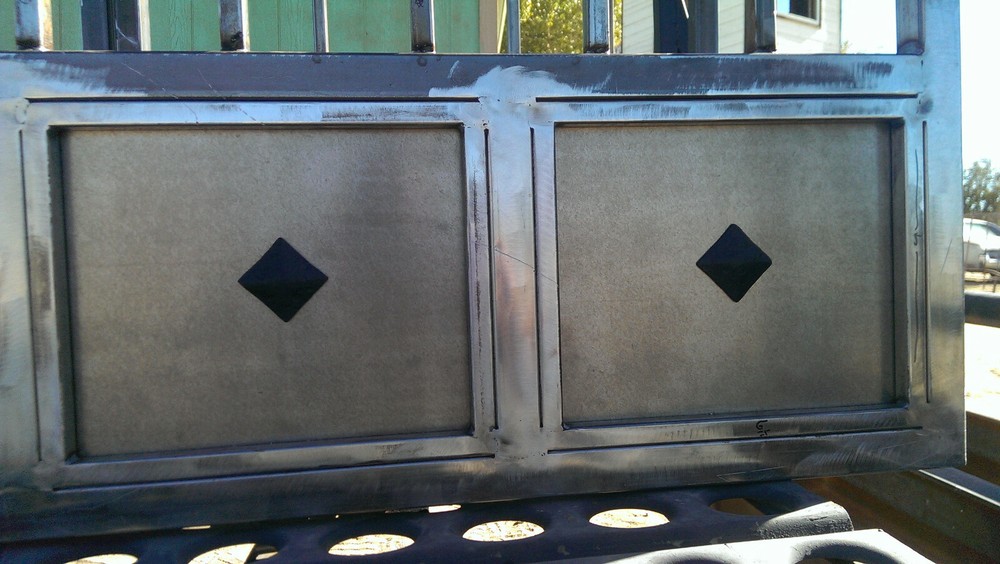 wrought iron driveway entry gate