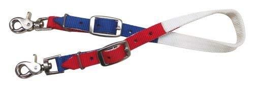 Showman Red, White & Blue Nylon Wither Strap