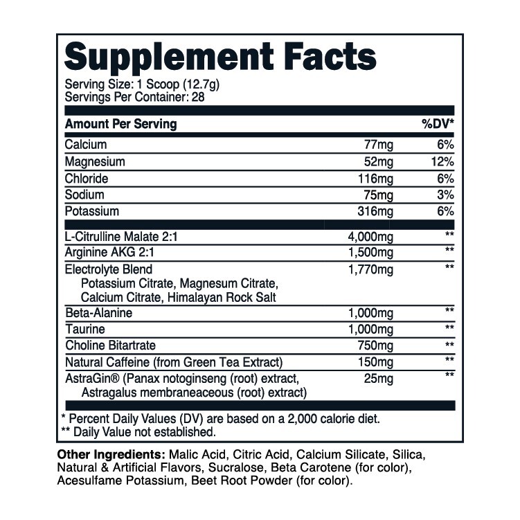 TransformHQ Pre-Workout (Pineapple Mango) 28 Servings - Perform - Gluten Free