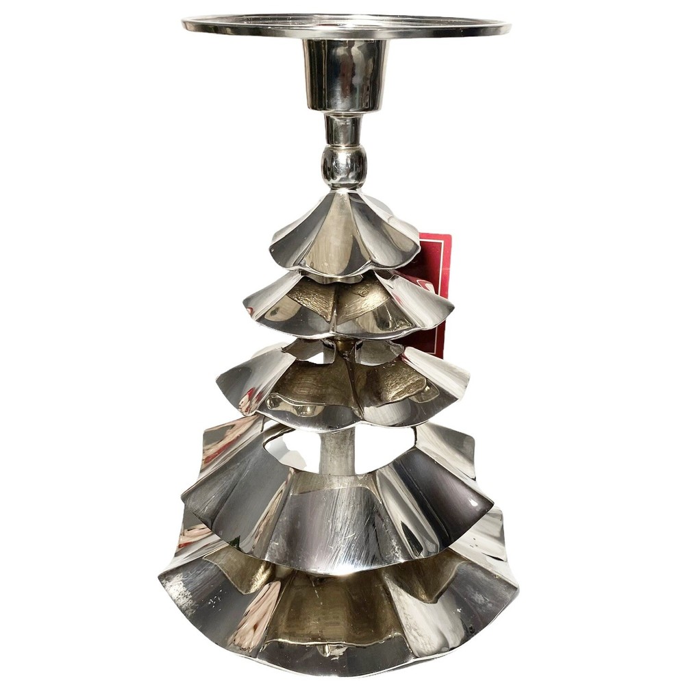 St. Nicholas Square Candle Holder 7.25” Christmas Tree
