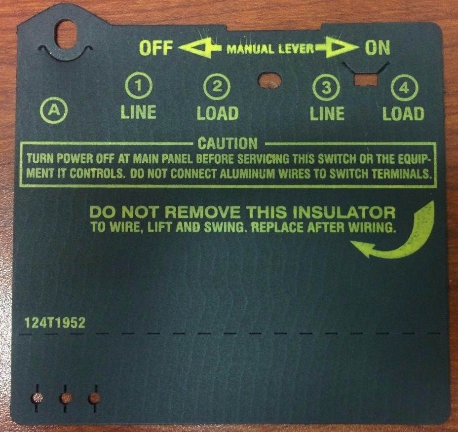 Intermatic Swimming Pool Pump Timer Wire Cover New Type 124T1952