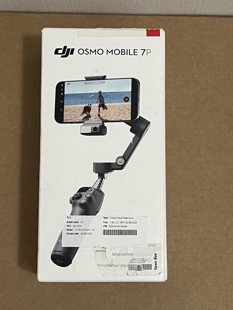 DJI Osmo Mobile 7P Smartphone 3-Axis Gimbal Stabilizer, Native Tracking
