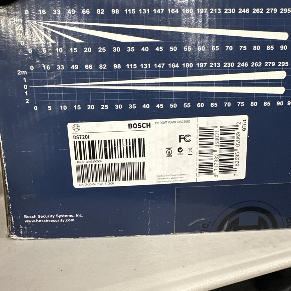 Bosch Ds720i Long Range TriTech PIR Microwave Detector