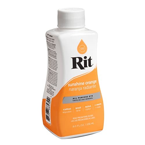 All-Purpose Liquid Dye, Sunshine Orange 8 Fl Oz,