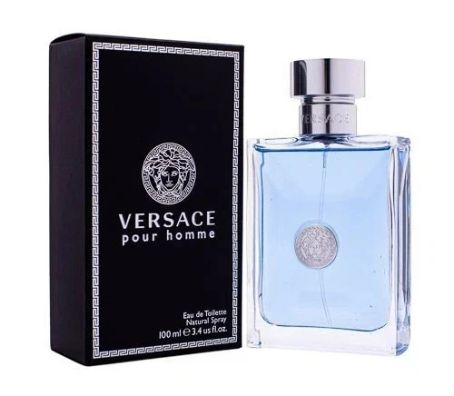 Versace Pour Homme Eau De Toilette Spray 3.4 oz/100 ml for Men NEW IN BOX