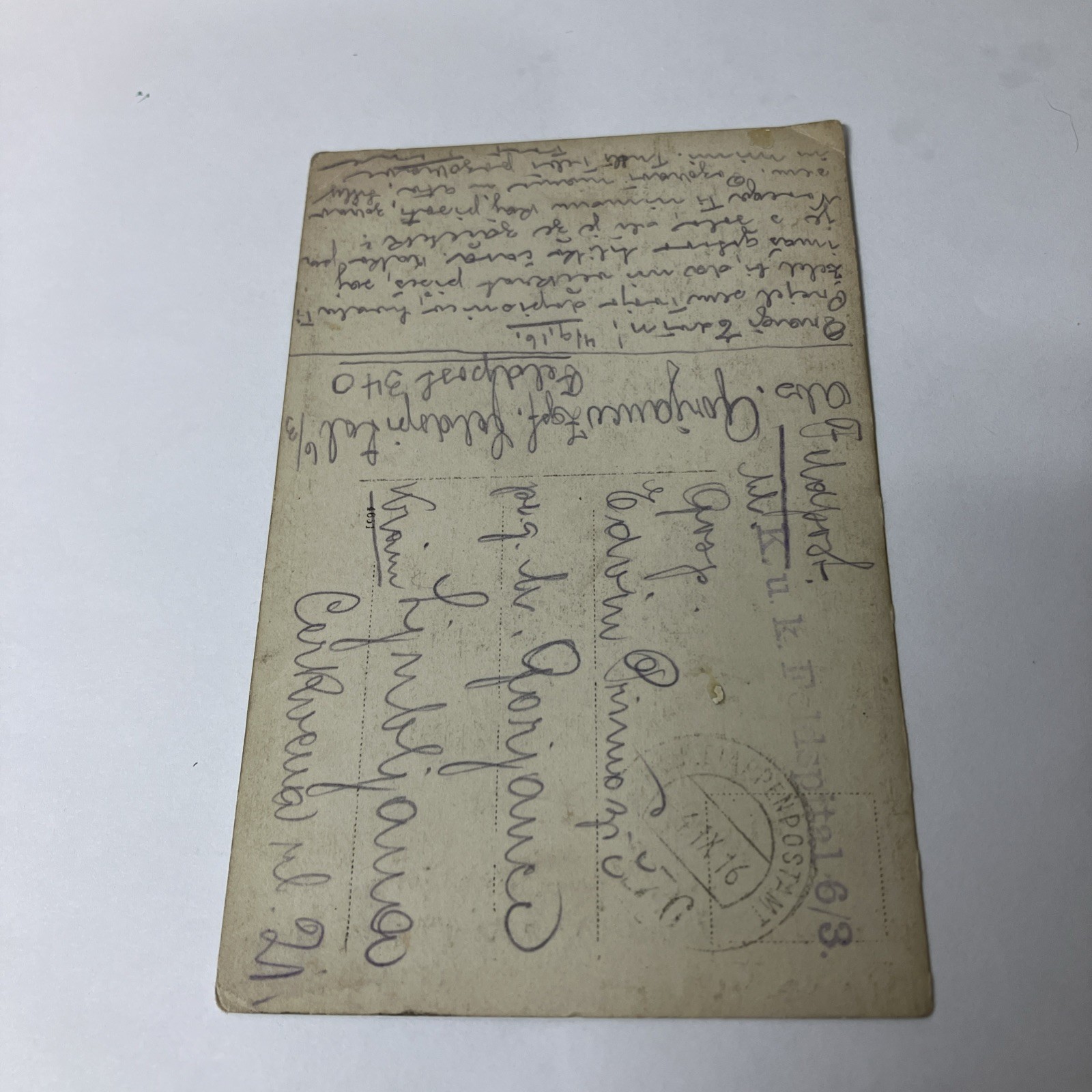 World War I WWI RPPC Photo Postcard Military Soldiers Windmill