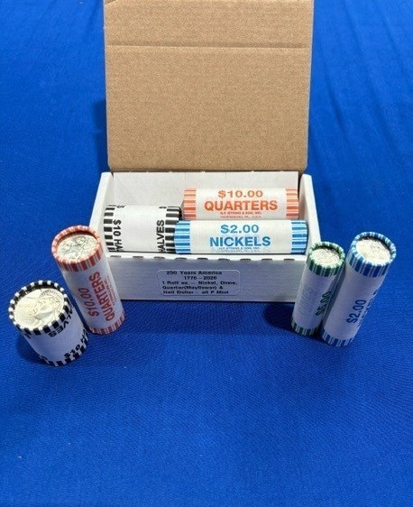 250 Years 2026 Collection of American Coin Rolls P Mint - Free Shipping