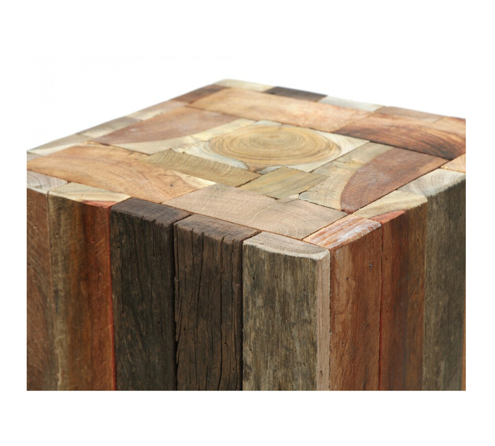 Side Table Flower Stool Driftwood Stool Solid Table Wood Heavy Real Wood