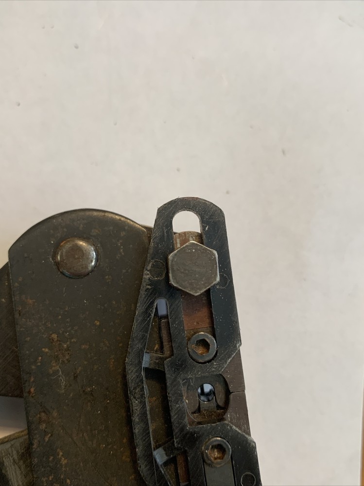 TYCO, Ratcheting, Hand Crimp Tool, AMP 656–1-E Type OB MOD-E Hand Crimp Tool