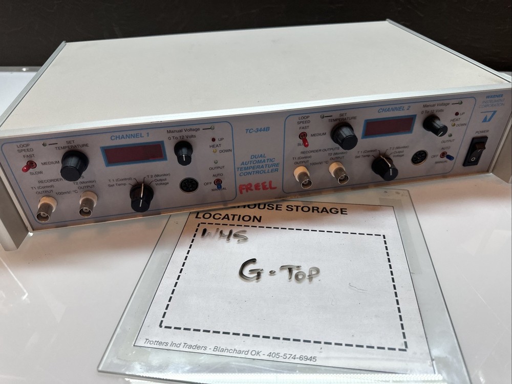 Warner TC-344B Dual Channel Automatic Heater Controller