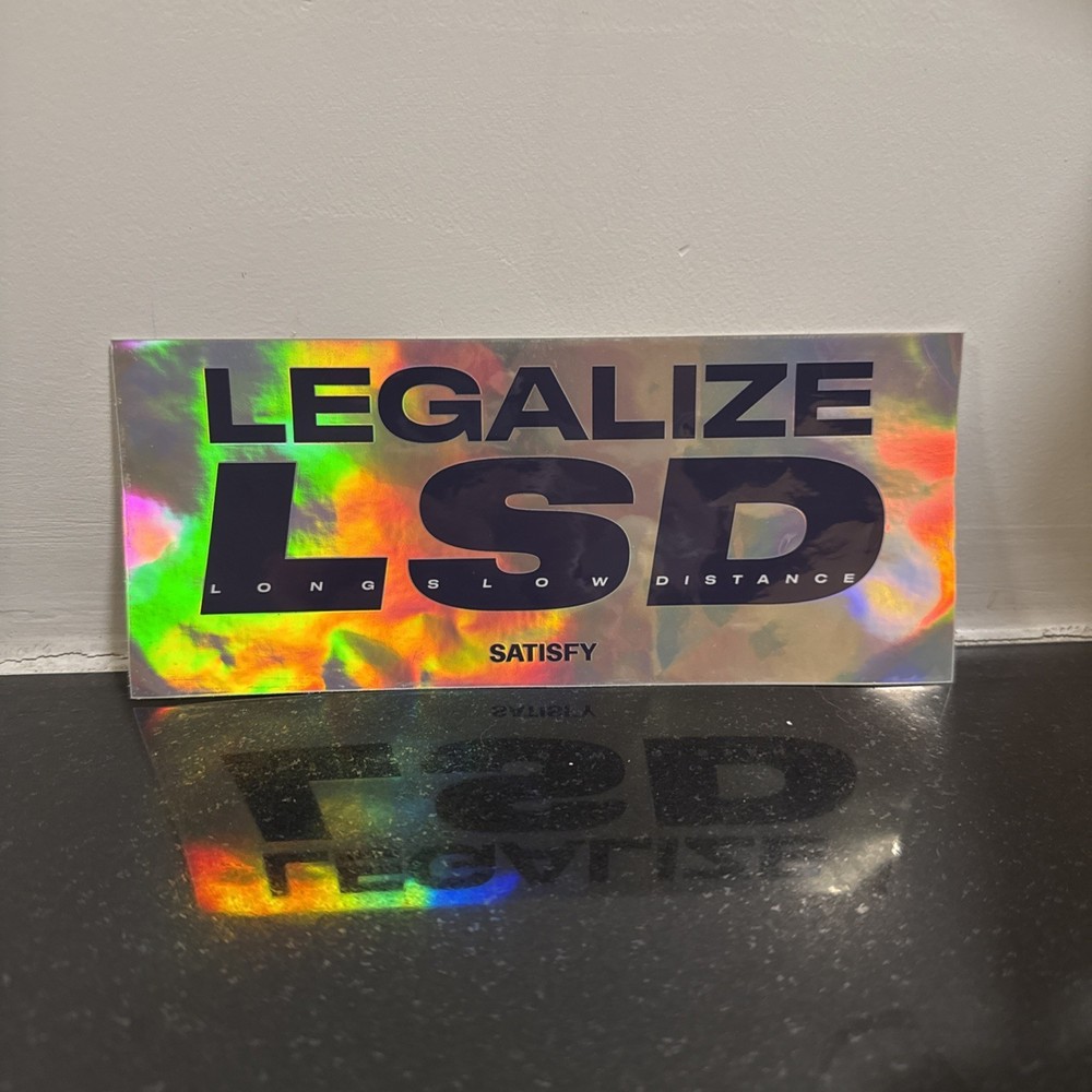 Satisfy Running Sticker