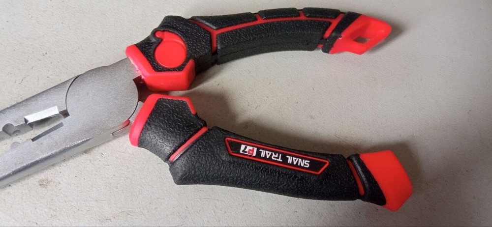Fishing Split Ring Pliers Gripper Hook Remover Braid Cutters Open Ring Cutting