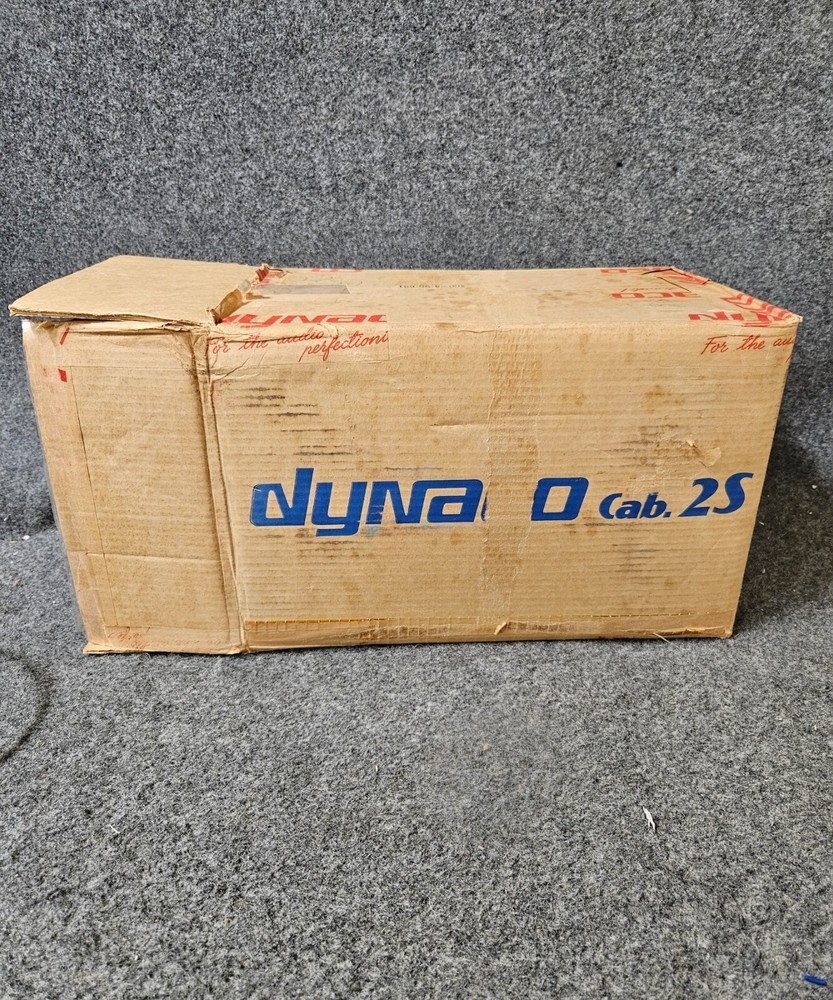 Dynaco 2s Walnut  Double Component Cabinet - NEW OLD STOCK